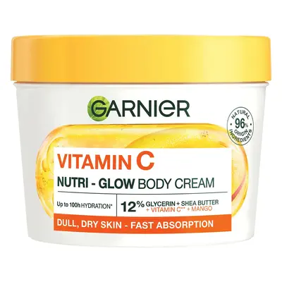 Garnier Rozjasňující tělový krém Vitamin C (Nutri-Glow Body Cream) 380 ml