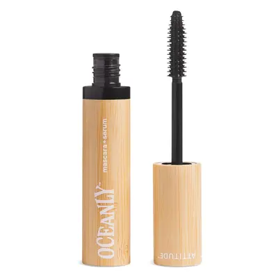 Attitude Řasenka se sérem pro výživu řas 2v1 Oceanly (Mascara + Serum) 7 g Black