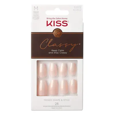 KISS Nalepovací nehty Classy Nails Cozy Meets Cute 28 ks