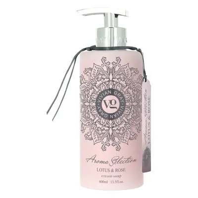 Vivian Gray Krémové tekuté mýdlo na ruce Aroma Selection Lotus & Rose (Cream Soap) 400 ml