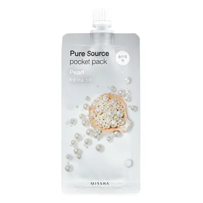 Missha Rozjasňující pleťová maska Pearl Pure Source (Pocket Pack) 10 ml