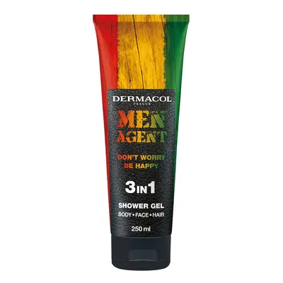 Dermacol Sprchový gel pro muže Men Agent Don´t Worry Be Happy (3 in 1 Shower Gel) 250 ml