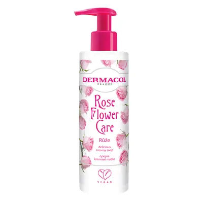 Dermacol Opojné krémové mýdlo na ruce Růže Flower Care (Delicious Creamy Soap) 250 ml