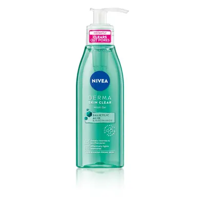 Nivea Čisticí pleťový gel Derma Skin Clear (Wash Gel) 150 ml