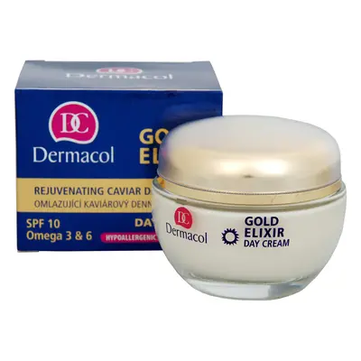 Dermacol Omlazující kaviárový denní krém SPF 10 (Gold Elixir Day Cream) 50 ml