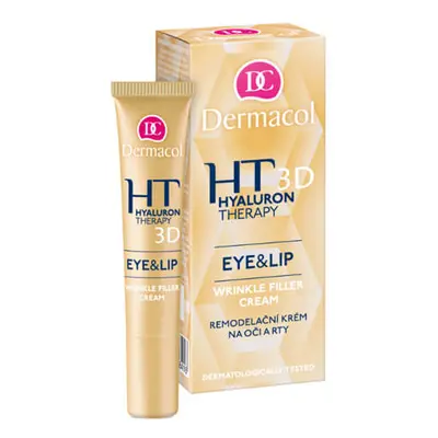 Dermacol Remodelační krém na oči a rty (Hyaluron Therapy 3D Eye & Lip Wrinkle Filler Cream) 15 m