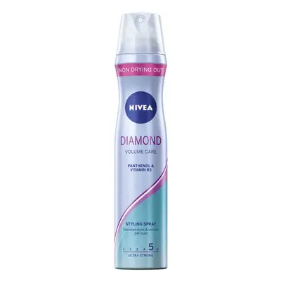 Nivea Pečující lak na vlasy pro oslňující lesk vlasů Diamond Volume Care (Styling Spray) 250 ml