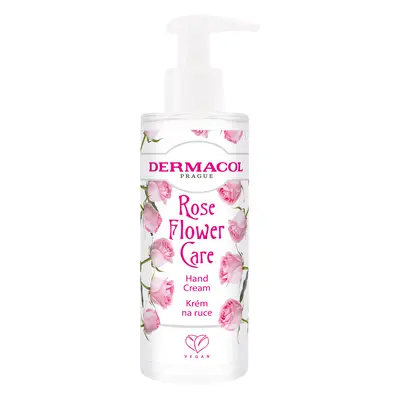 Dermacol Krém na ruce s pumpičkou Růže Flower Care (Hand Cream) 150 ml