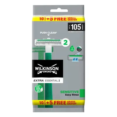 Wilkinson Sword Jednorázový holicí strojek Extra Essential 10 + 5 ks