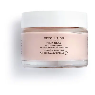 Revolution Skincare Detoxikační pleťová maska Pink Clay (Detoxifying Pink Clay Mask) 50 ml