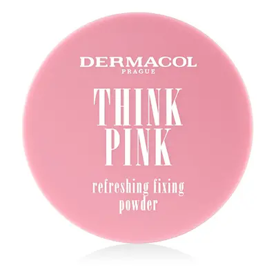 Dermacol Osvěžující fixační pudr Think Pink (Refreshing Fixing Powder) 10 g