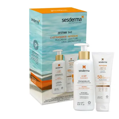 Sesderma Dárková sada tělové péče C-VIT Radiance Repaskin