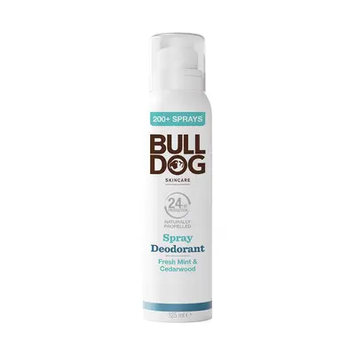 Bulldog Deodorant ve spreji Fresh Mint & Cedarwood (Deodorant Spray) 125 ml