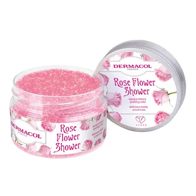 Dermacol Opojný tělový peeling Růže Flower Care (Delicious Body Scrub Rose) 200 g