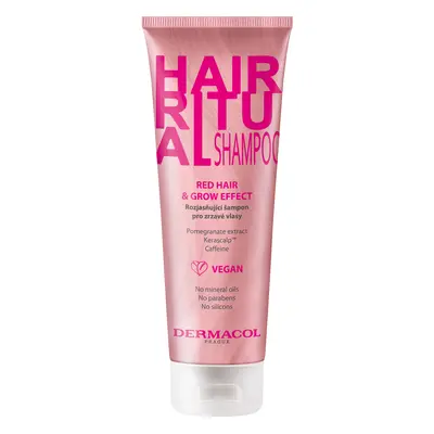 Dermacol Rozjasňující šampon pro zrzavé vlasy Hair Ritual (Shampoo) 250 ml