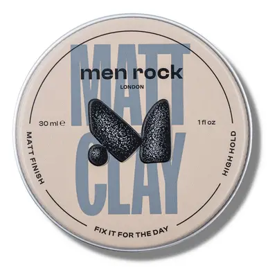 Men Rock London Stylingová matující hlína High Hold (Matt Clay) 90 ml