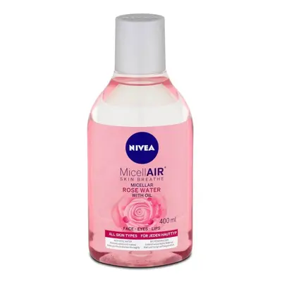 Nivea Dvoufázová micelární voda s růžovou vodou (Micellar Rose Water) 400 ml