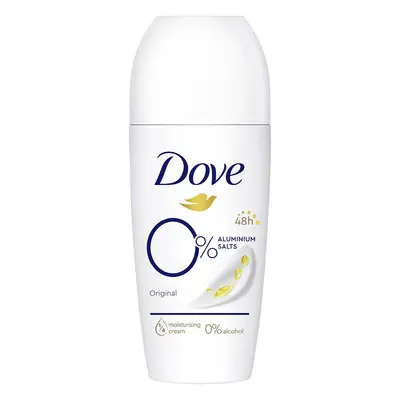 Dove Kuličkový deodorant Original 0% Alu (Deo Roll-On) 50 ml