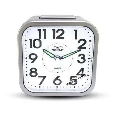 Bentime Budík s plynulým chodem NB51-BM09802SV-O