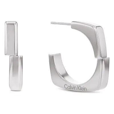 Calvin Klein Módní ocelové náušnice Bold Metals 35000557