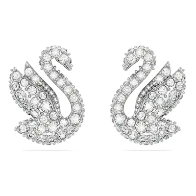 Swarovski Peckové náušnice Labuť Iconic Swan 5647873