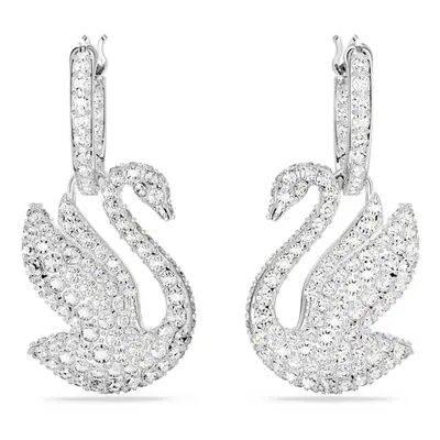 Swarovski Slušivé labutí náušnice 2v1 Iconic Swan 5647545