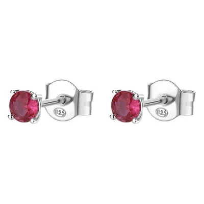 Brosway Krásné stříbrné náušnice Fancy Passion Ruby FPR43