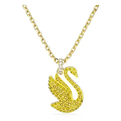 Swarovski Něžný pozlacený náhrdelník s Labutí Iconic Swan 5647553