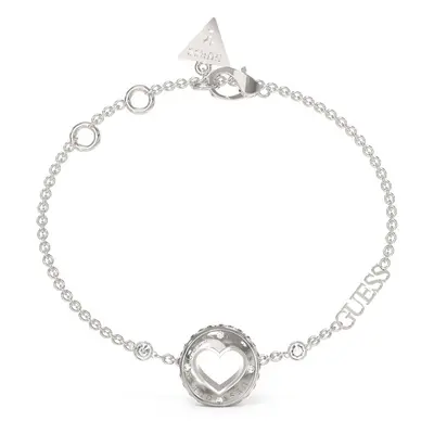 Guess Něžný ocelový náramek Rolling Hearts JUBB03344JWRH 17 - 21 cm - L