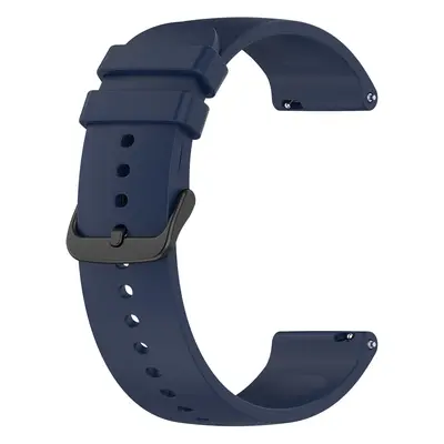 4wrist Univerzální silikonový řemínek se černou sponou 22 mm - Dark Blue