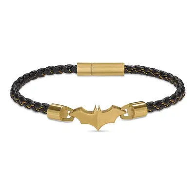 Police Pánský kožený náramek Batman Batarang PEAGB0034702