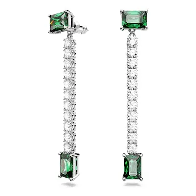 Swarovski Elegantní náušnice 2v1 s krystaly Matrix 5665786