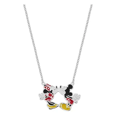 Disney Krásný stříbrný náhrdelník Mickey and Minnie Mouse NS00030SL-157.CS