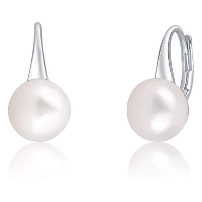 JwL Luxury Pearls Jemné stříbrné náušnice s pravou perlou JL0643