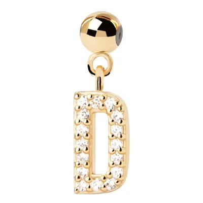 PDPAOLA Pozlacený přívěsek "D" Charms CH01-053-U