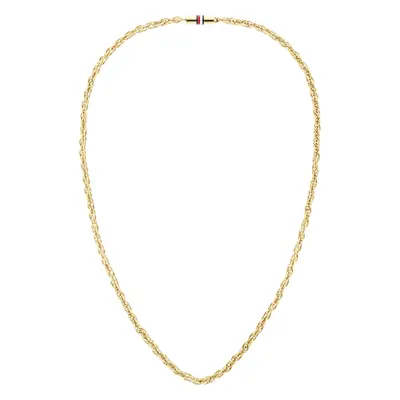 Tommy Hilfiger Slušivý náhrdelník z pozlacené oceli Ropse Chain 2790498