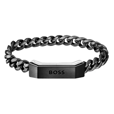 Hugo Boss Stylový pozlacený náramek Carter 1580316 17,5 cm