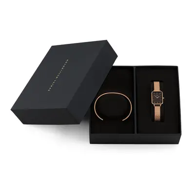 Daniel Wellington SET Combo Quadro 20x26 RG Black, Classic Bracelet RG Large