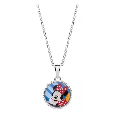 Disney Hravý stříbrný náhrdelník Minnie Mouse CS00018SL-P.CS (řetízek, přívěsek)