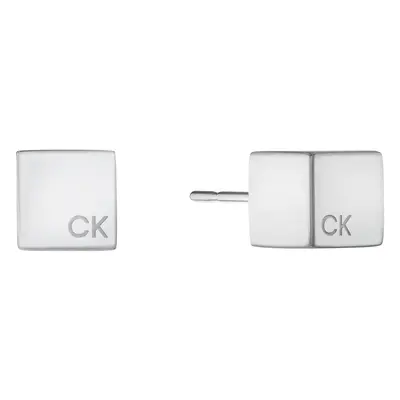 Calvin Klein Minimalistické ocelové náušnice Geometric 35000245