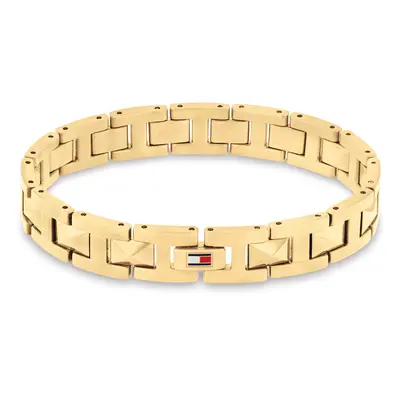 Tommy Hilfiger Pánský pozlacený náramek Geometric 2790567