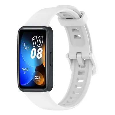 4wrist Silikonový řemínek pro Huawei Watch Band 8 - White