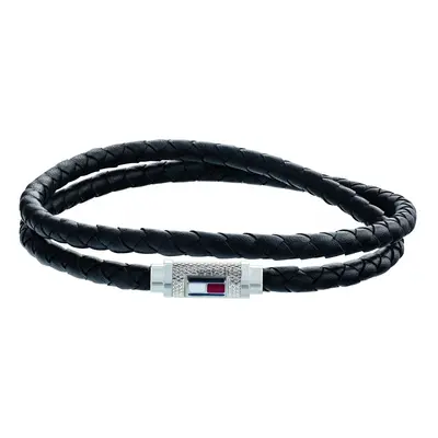 Tommy Hilfiger Pánský dvojitý náramek z kůže TH2790011