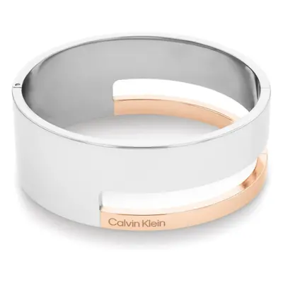 Calvin Klein Pevný bicolor náramek Geometric Essentials 35000675