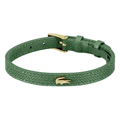 Lacoste Elegantní zelený kožený náramek Lacoste 12.12 2040391