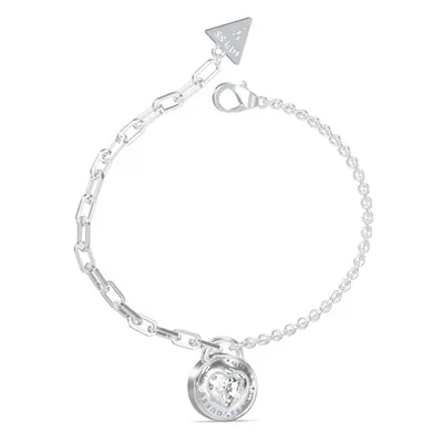 Guess Romantický ocelový náramek Rolling Hearts JUBB03353JWRH 14,5 - 18,5 cm - S