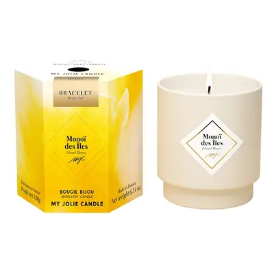 My Jolie Candle Vonná svíčka 36h s náramkem Gold Les Surprenantes Ostrov Monoi 320279