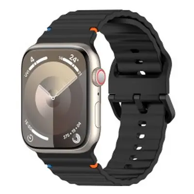 4wrist Řemínek ze silikonu pro Apple Watch 42/44/45/49 mm - Black