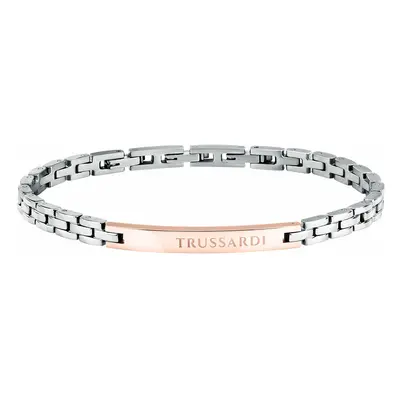 Trussardi Originální ocelový náramek T-Steel TJAXV14