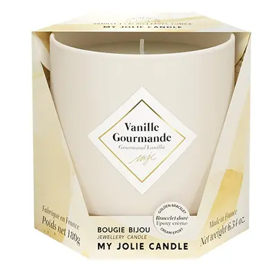 My Jolie Candle Vonná svíčka 36h s náramkem Beige Les Essentielles Gurmánská Vanilka 320324